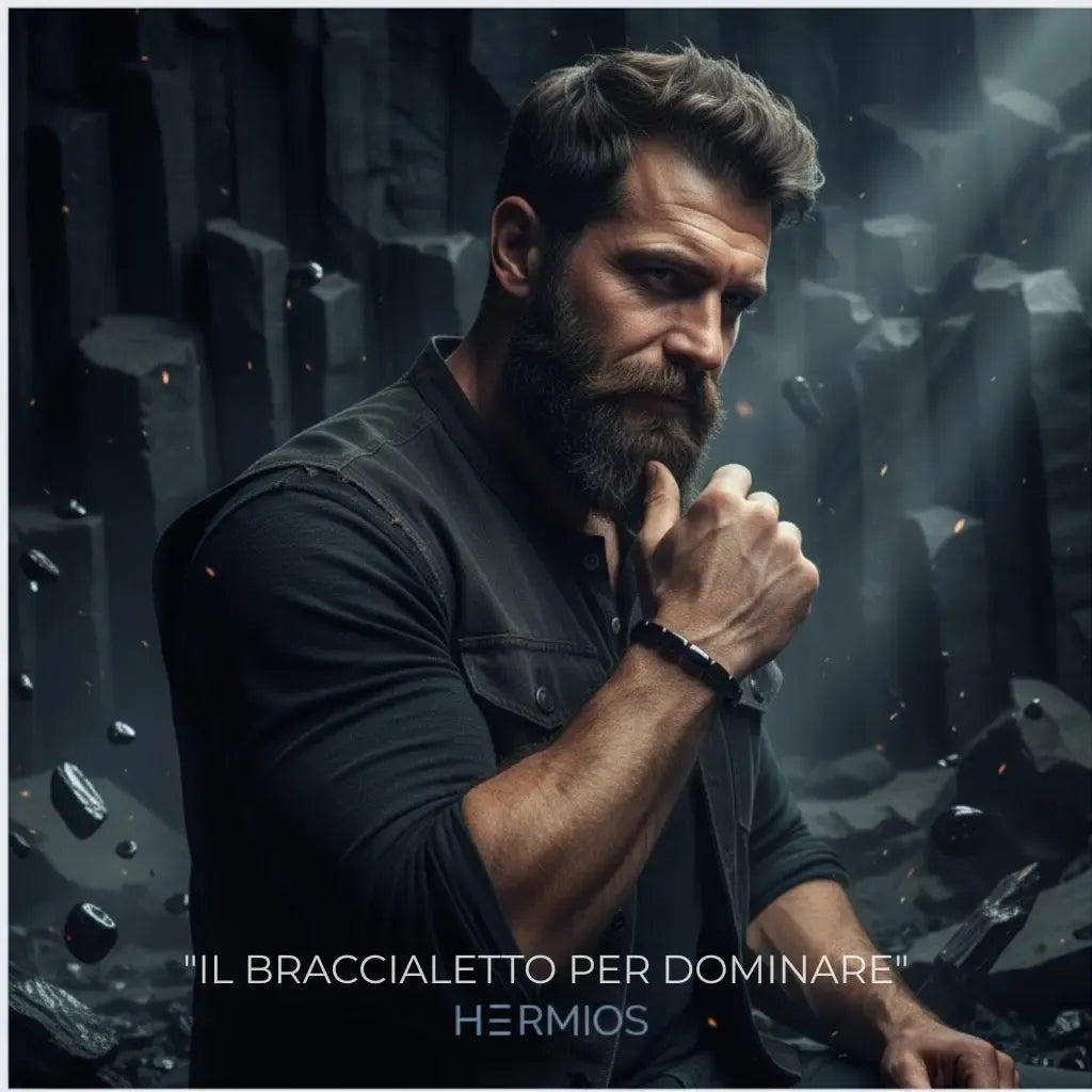 Bracciale in Ematite – Bracciale in pietra di ematite