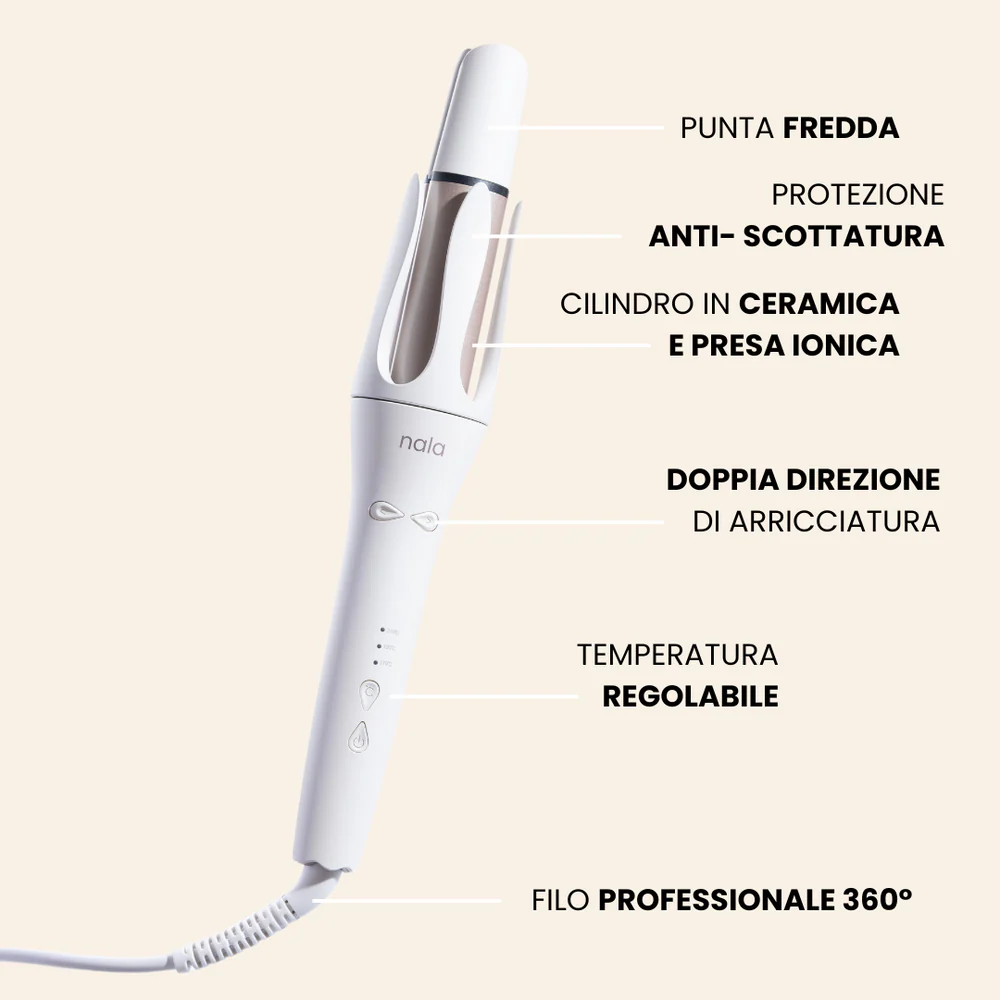 Nala Circle – Piastra Automatica per Capelli Ricci